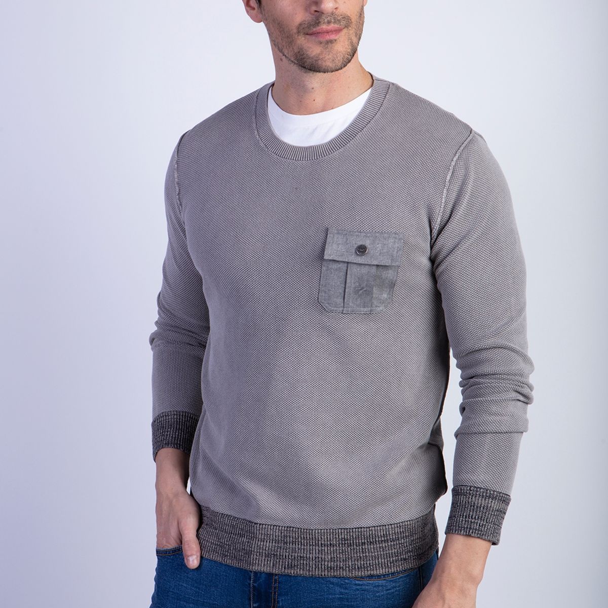 FEROUCH - Sweater Bristol Fj Gris Ferouch