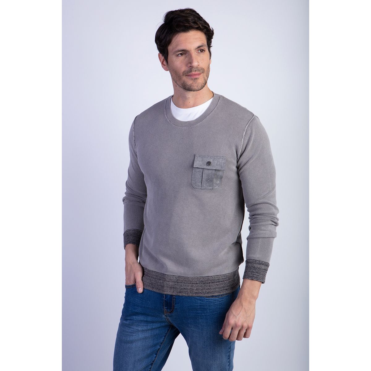 FEROUCH - Sweater Bristol Fj Gris Ferouch