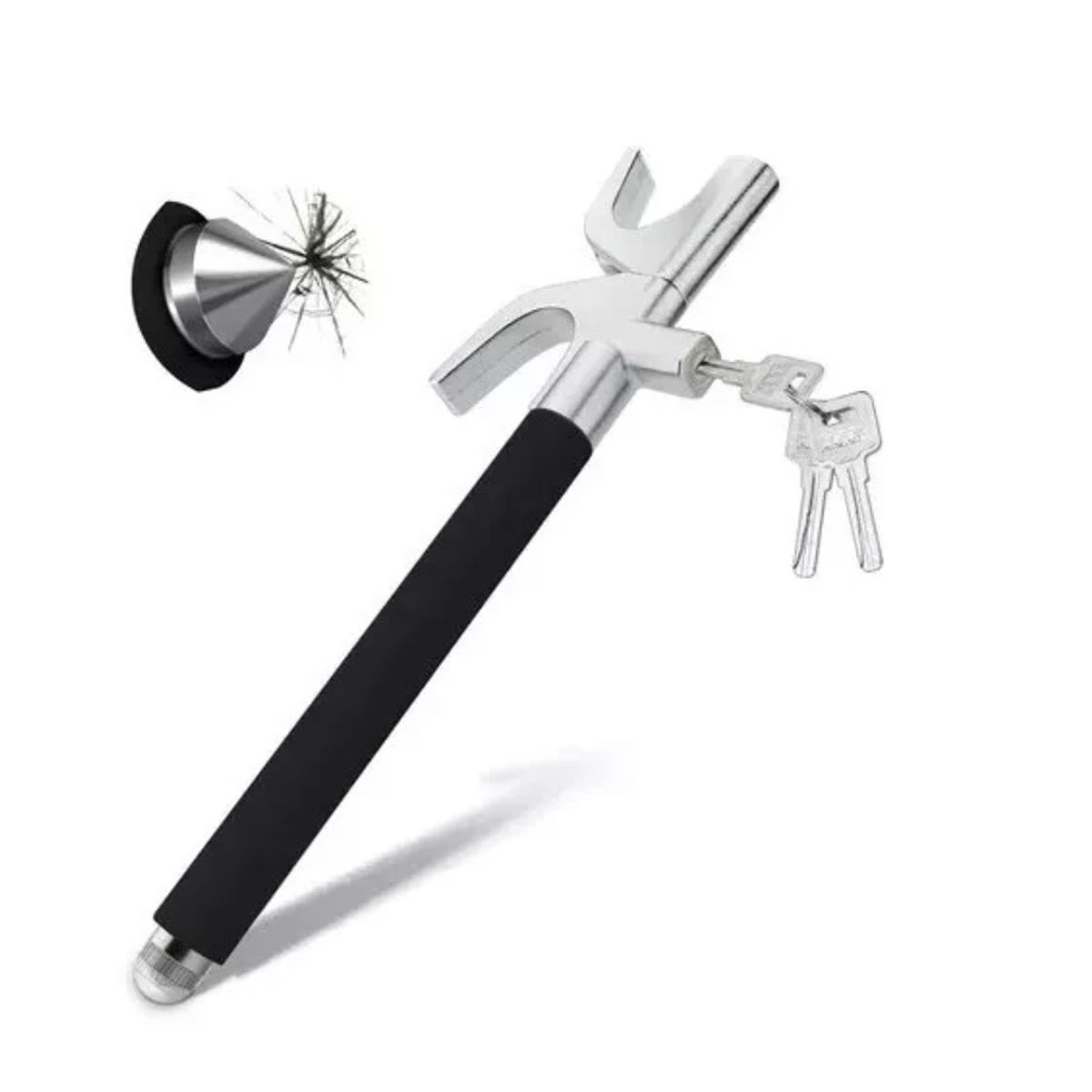 GENERICO - Traba Volantes Antirrobo Para Volante Aleación de Acero