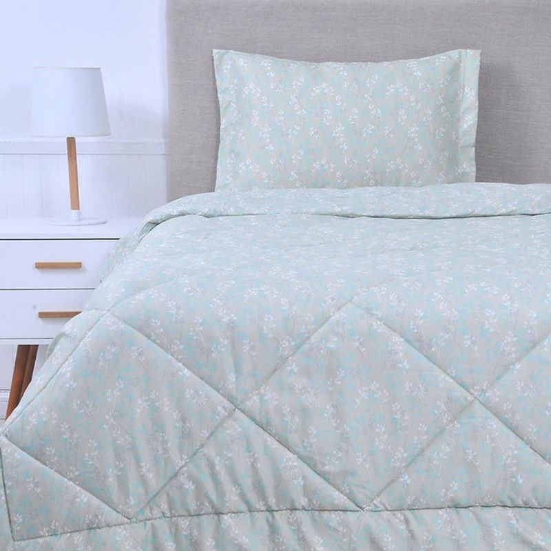 MASHINI - Plumón 1.5 Plazas Microfibra Estampado Lirada