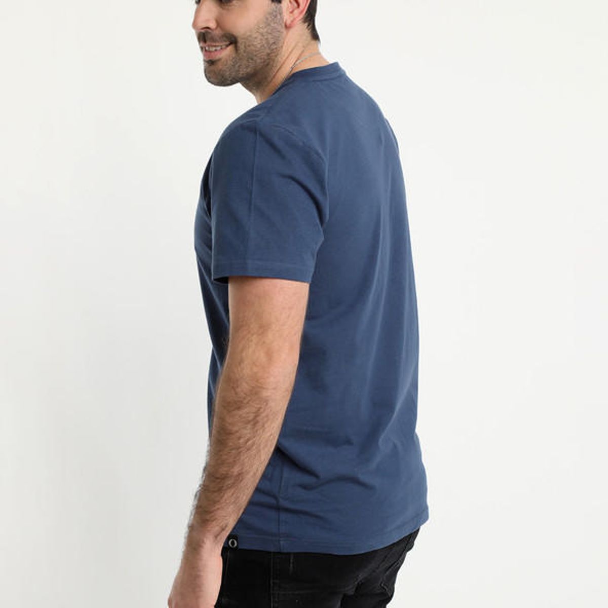 POTROS - Polera Cuello V Azul Marino POTROS