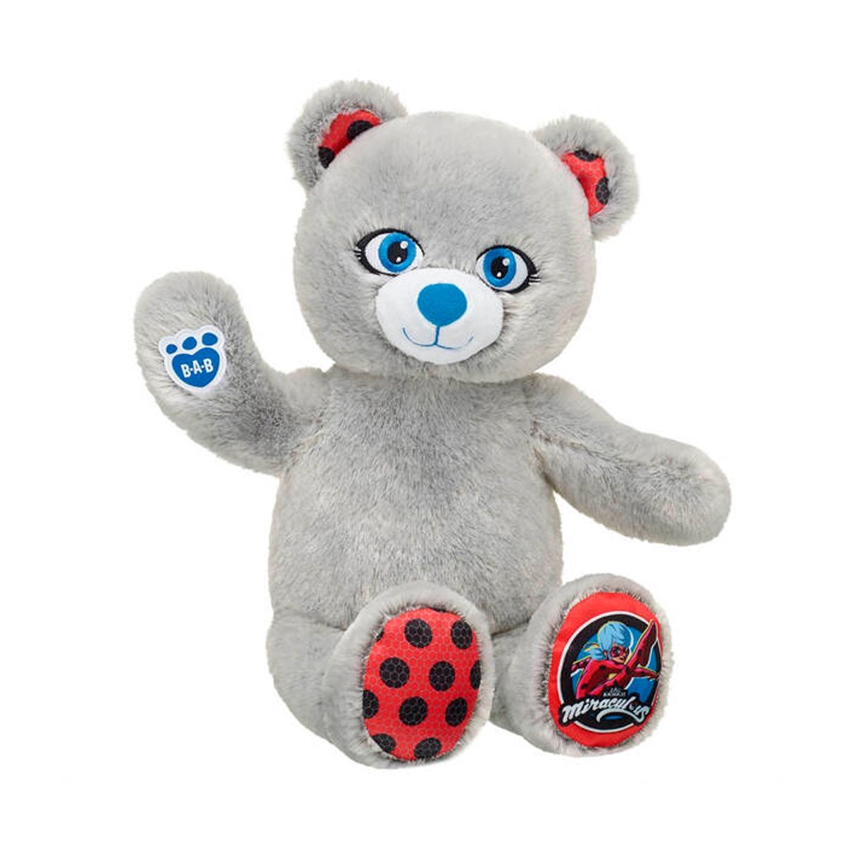 BUILD A BEAR - Peluche Build a Bear Miraculous Ladybug morado