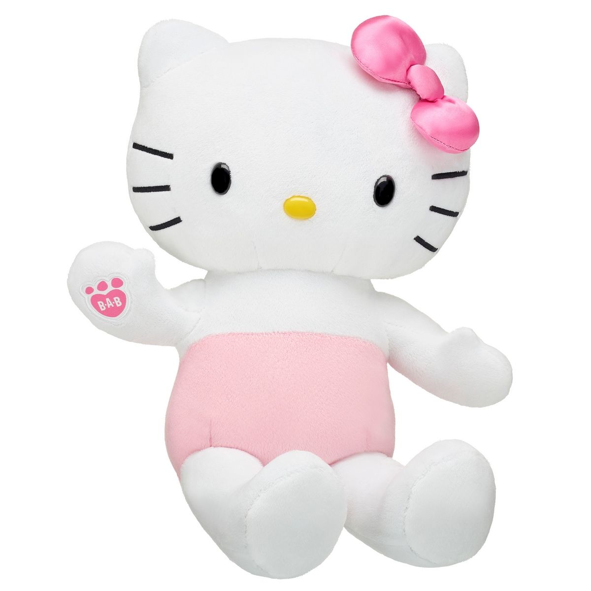 BUILD A BEAR - Peluche Build a Bear edición Hello Kitty rosa