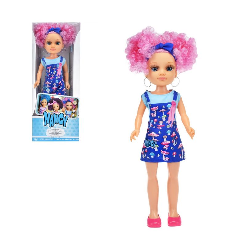 FAMOSA - Muñeca Nancy Rulos De 43 Cms - Rosado