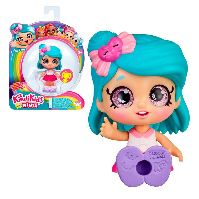 ANSALDO - Kindi Kids Minis Mini Muñeca - Cindy Pops