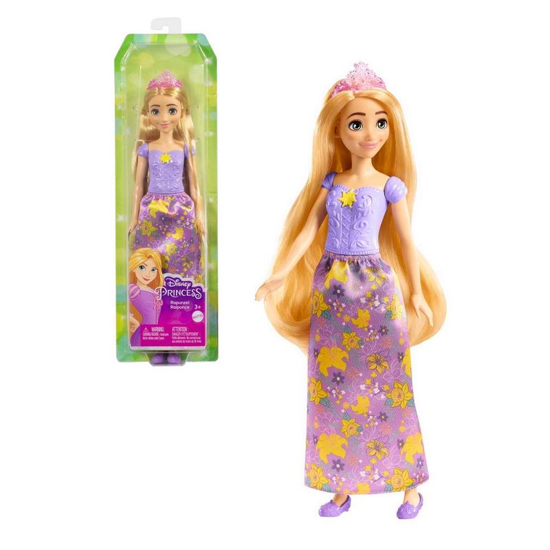 DISNEY - Disney Princesa Muñeca Con Falda Estampada - Rapunzel