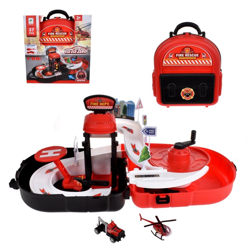 ANSALDO - Playset Bombero Transformable En Maleta