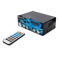 Amplificador Bluetooth 12v220v Usb Fm Sd Card Karaoke Mp3 BT-502