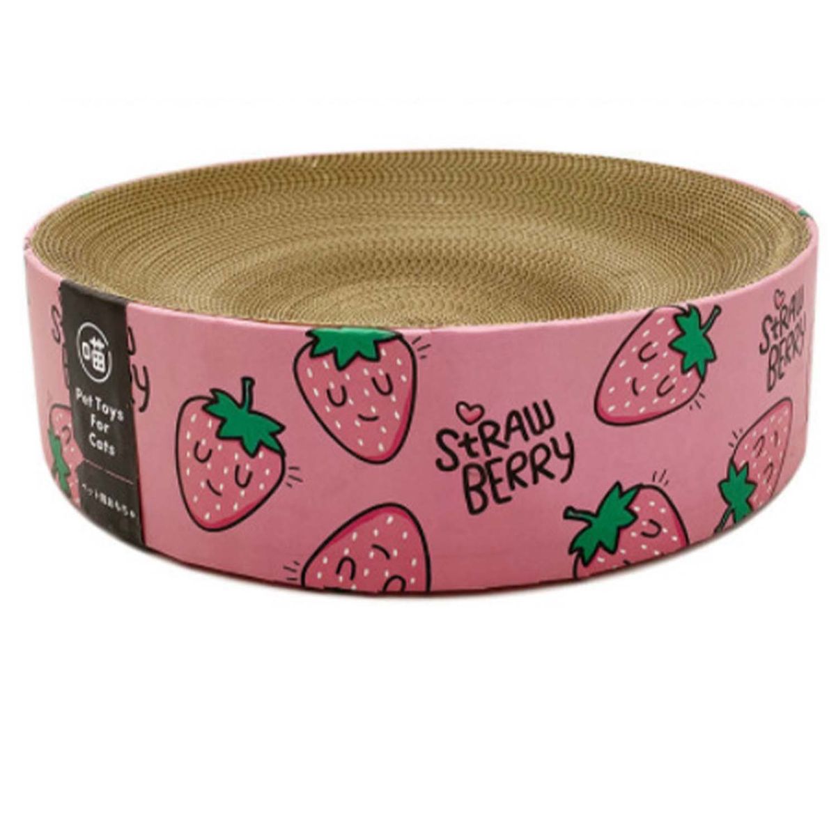 CRUSEC - Cama Rascadora Almohadilla Para Gatos Mascotas 41 CM Rosa