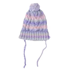 PILLIN - Gorro Bebé Niña Lila