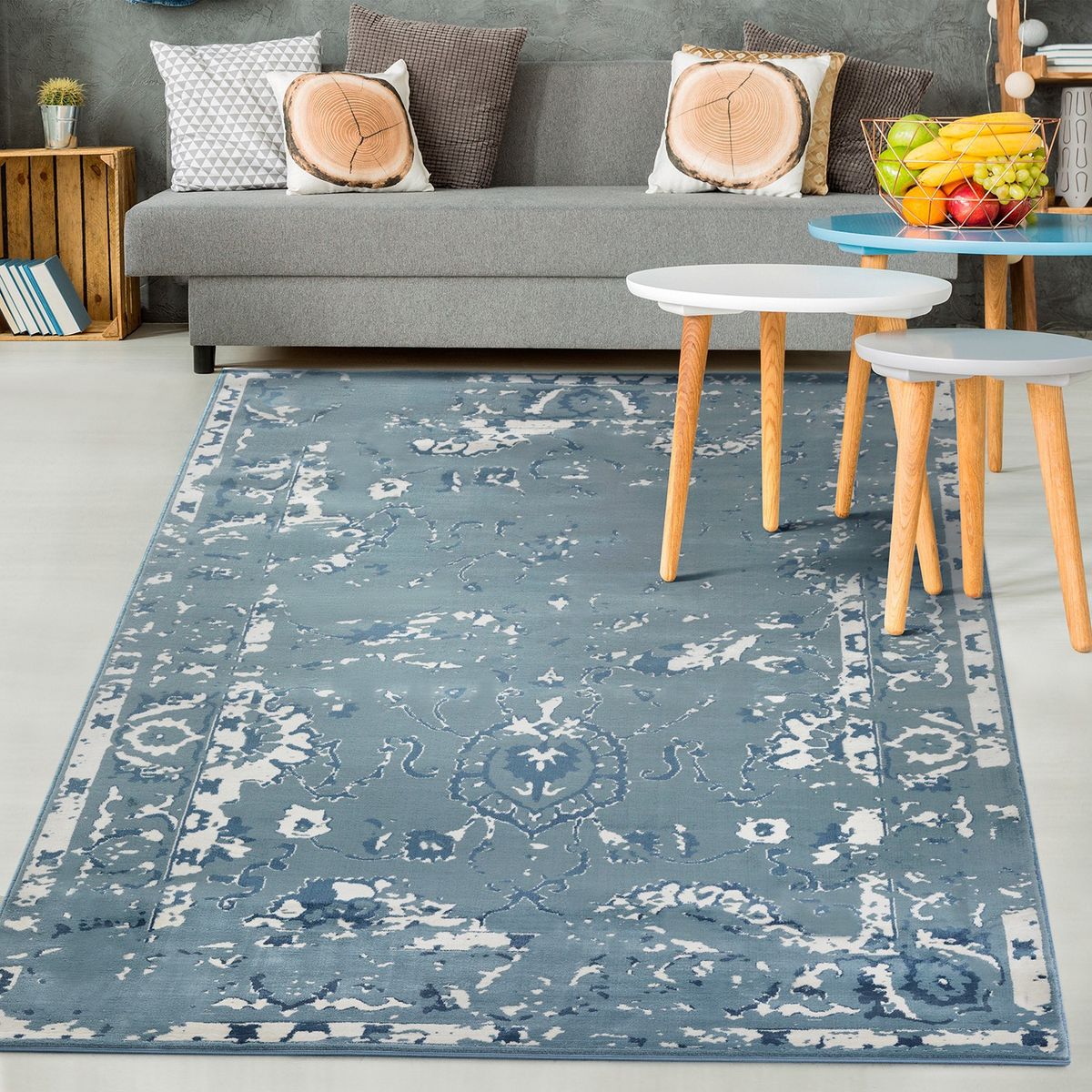 MODA ALFOMBRAS - Alfombra Babil Azul  200 X 290 Cm