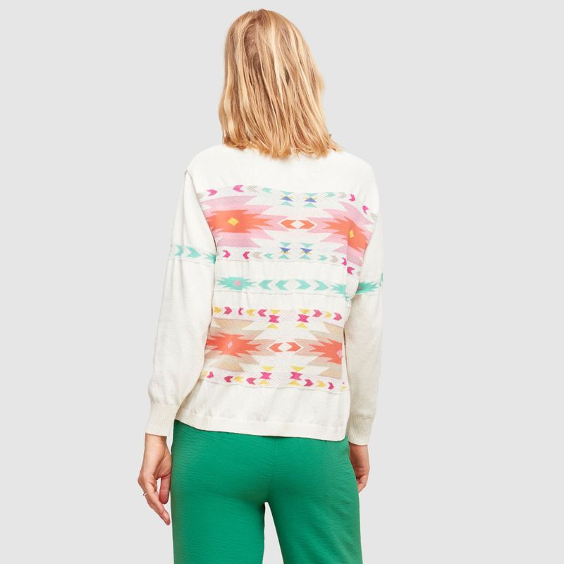 ALDO MARTINS - Sweater Aldo Martins Vainilla Selas