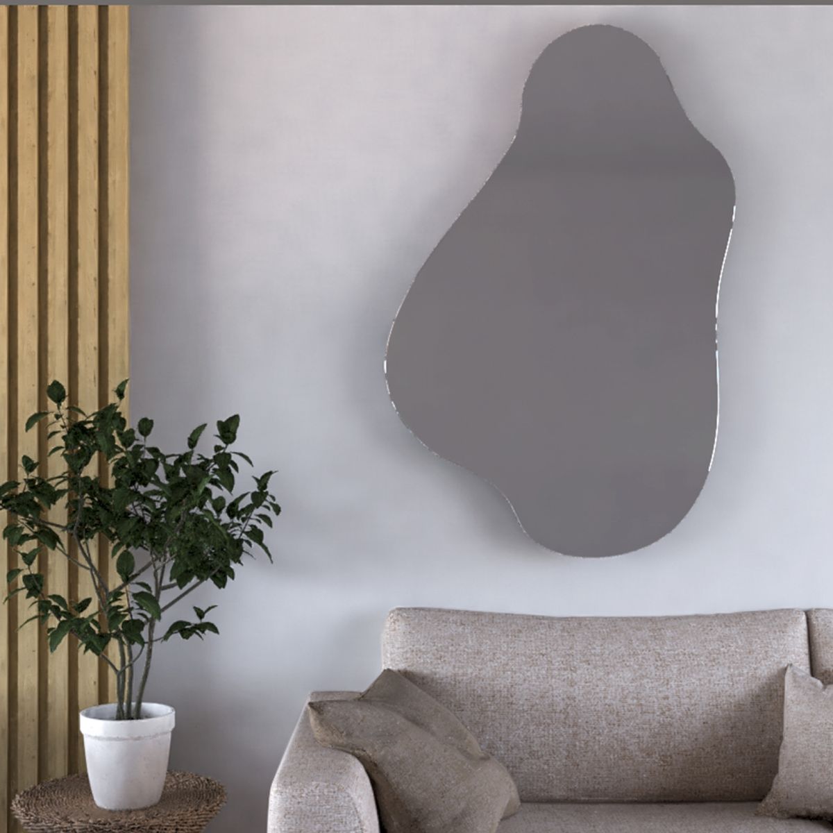 FMFURNITURE - Espejo Irregular 110x72x1.9 cm…