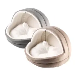 PAWISE - Cama Iglú para Gatos Café Color Café