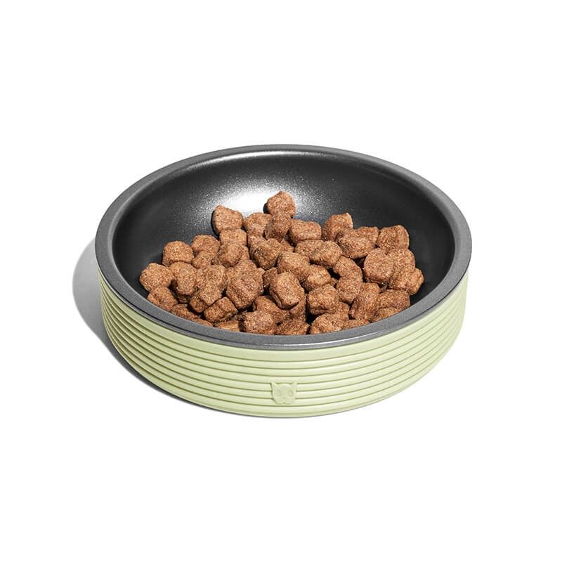 ZEEDOG - Duo Bowl Comedero para Gatos Oliva