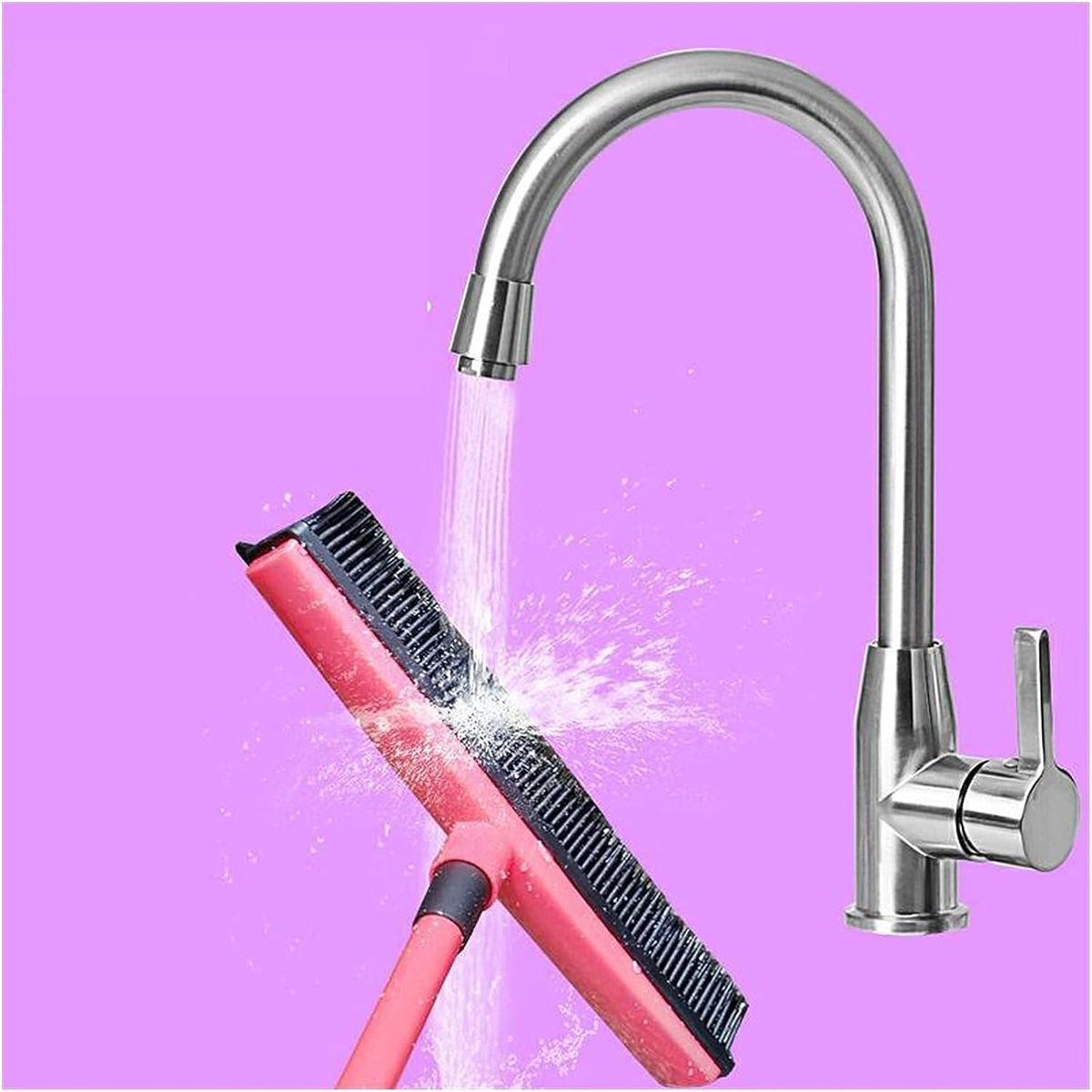 CRUSEC - Escoba Raspador de Goma Elimina Pelusas de Mascotas