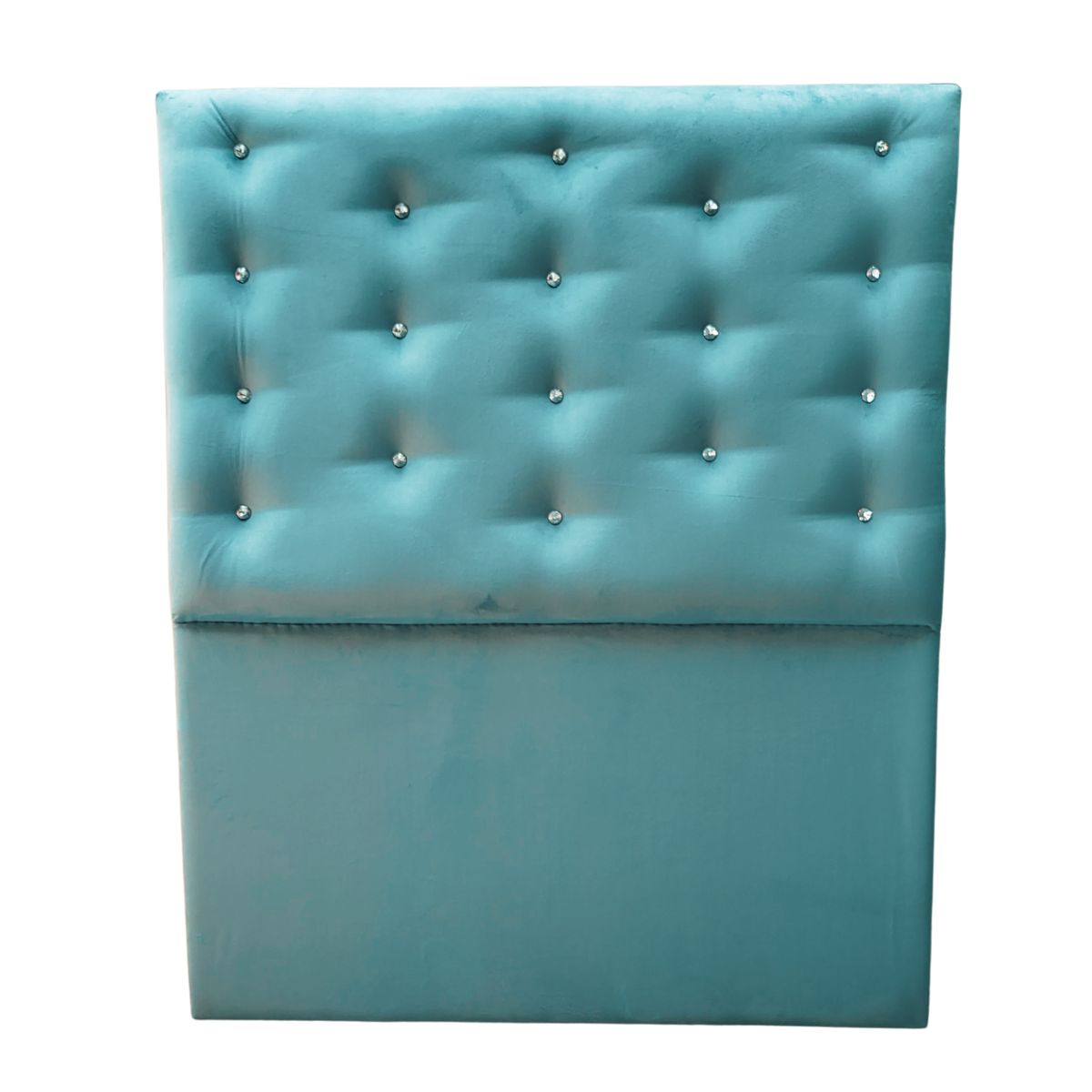 GENERICO - Respaldo 1 Plaza Turquesa Diamante a piso Muebles Rimar