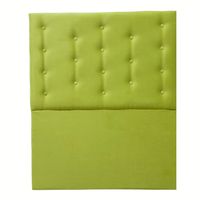 Respaldo 1 Plaza Verde Pistacho Botón a piso Muebles Rimar