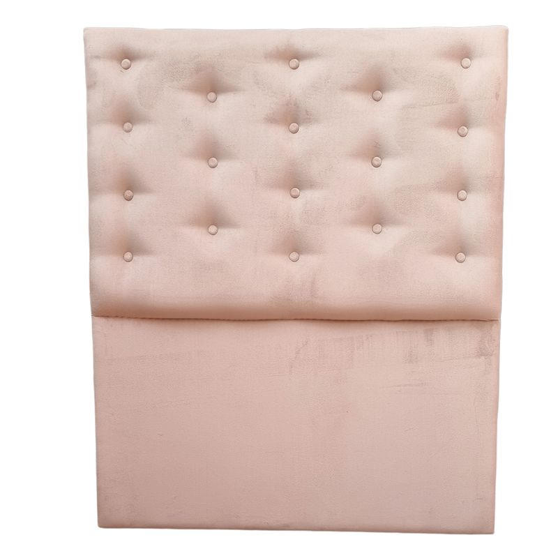 GENERICO - Respaldo 1 Plaza Beige Botón a piso Muebles Rimar