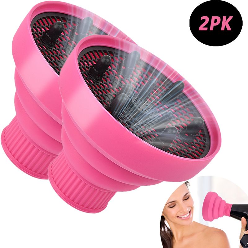 YAYKO - 2 Difusor accesorios para el cabello De Silicona Plegable