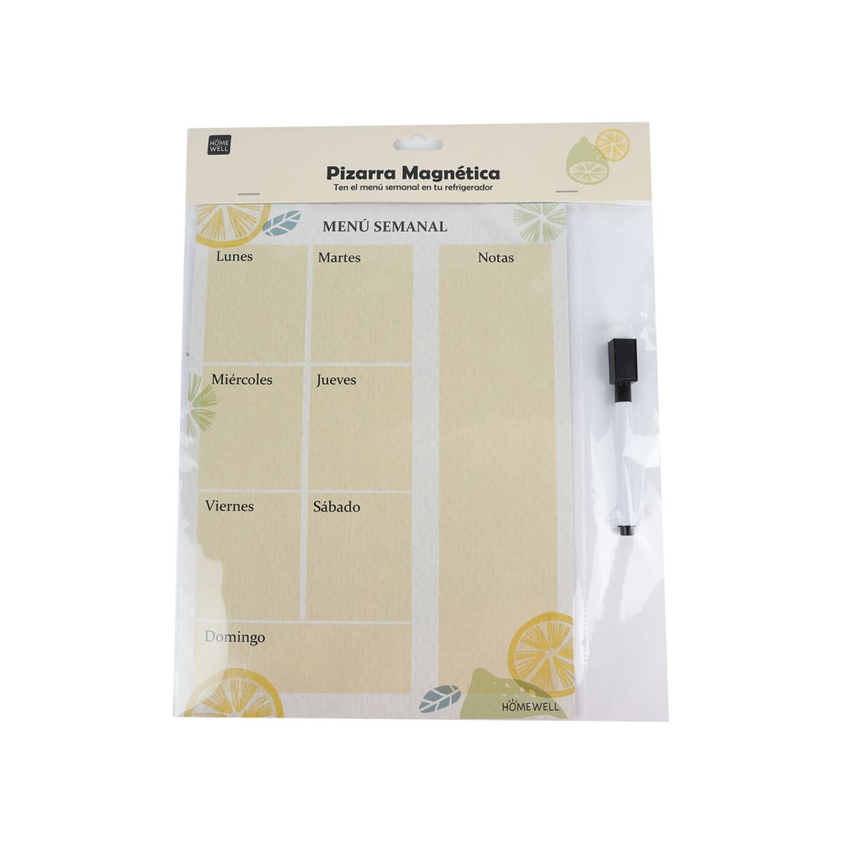 HOMEWELL - PIZARRA MAGNETICA PARA REFRIGERADOR 21*28.5CM HOMEWELL