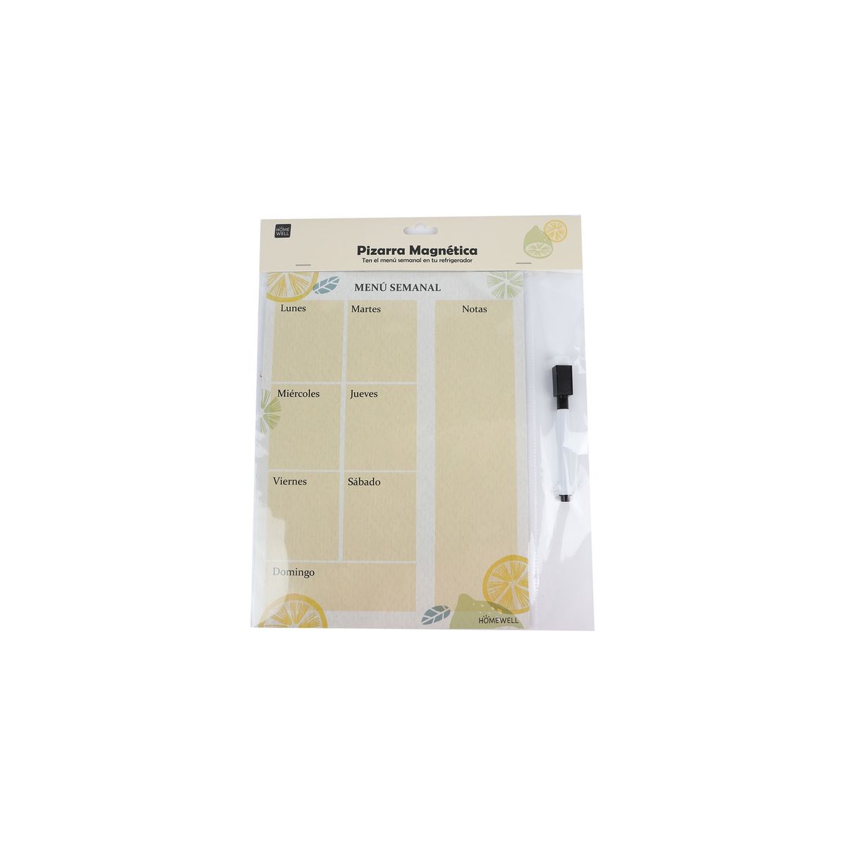 HOMEWELL - PIZARRA MAGNETICA PARA REFRIGERADOR 21*28.5CM HOMEWELL