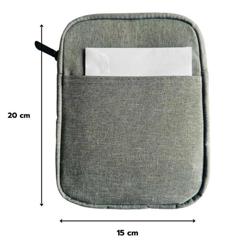 GENERICO - Funda Estuche Para Kindle 6/7 Pulgadas Acolchada Gris