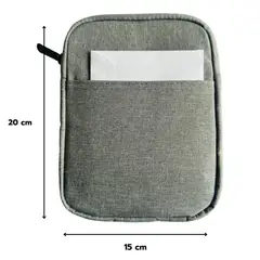 GENERICO - Funda Estuche Para Kindle 6/7 Pulgadas Acolchada Gris