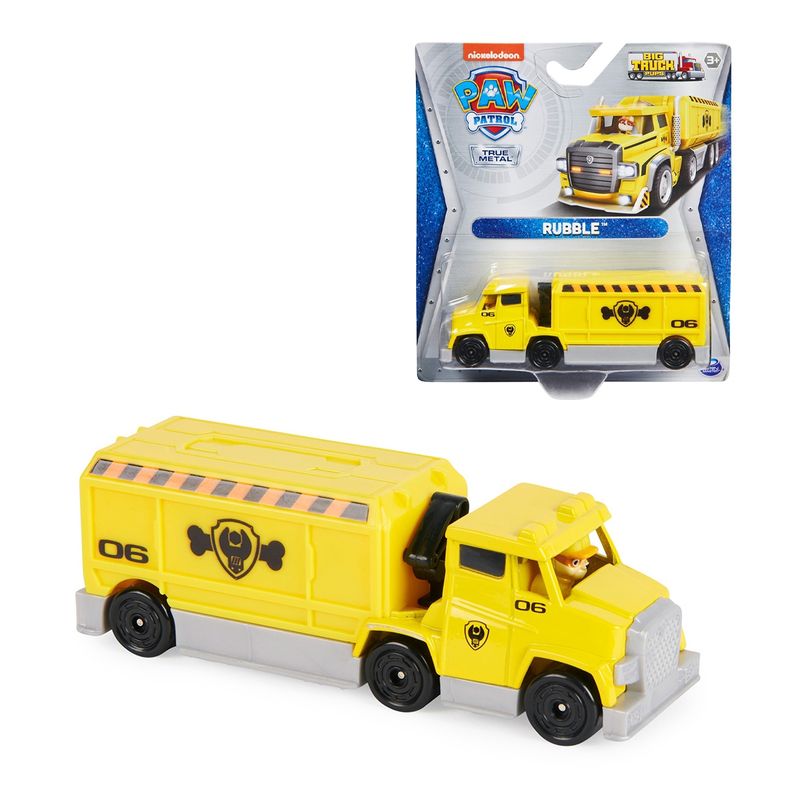 PAW PATROL - Paw Patrol Big Truck Veh Metalicos - Rubble