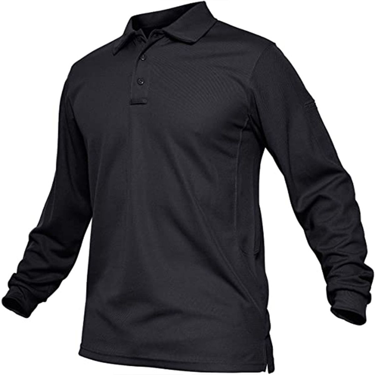 GENERICO - Polera Piqué Manga Larga Premium Textura Suave Hombre Uv