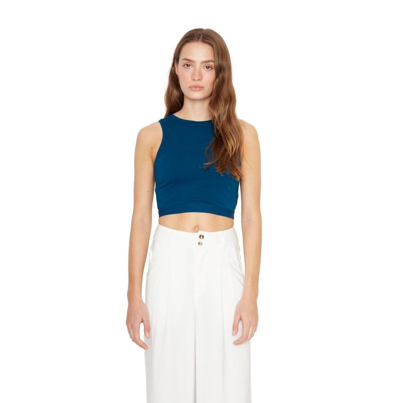 JACINTA TIENDA - Polera Fer II petróleo Jacinta Tienda