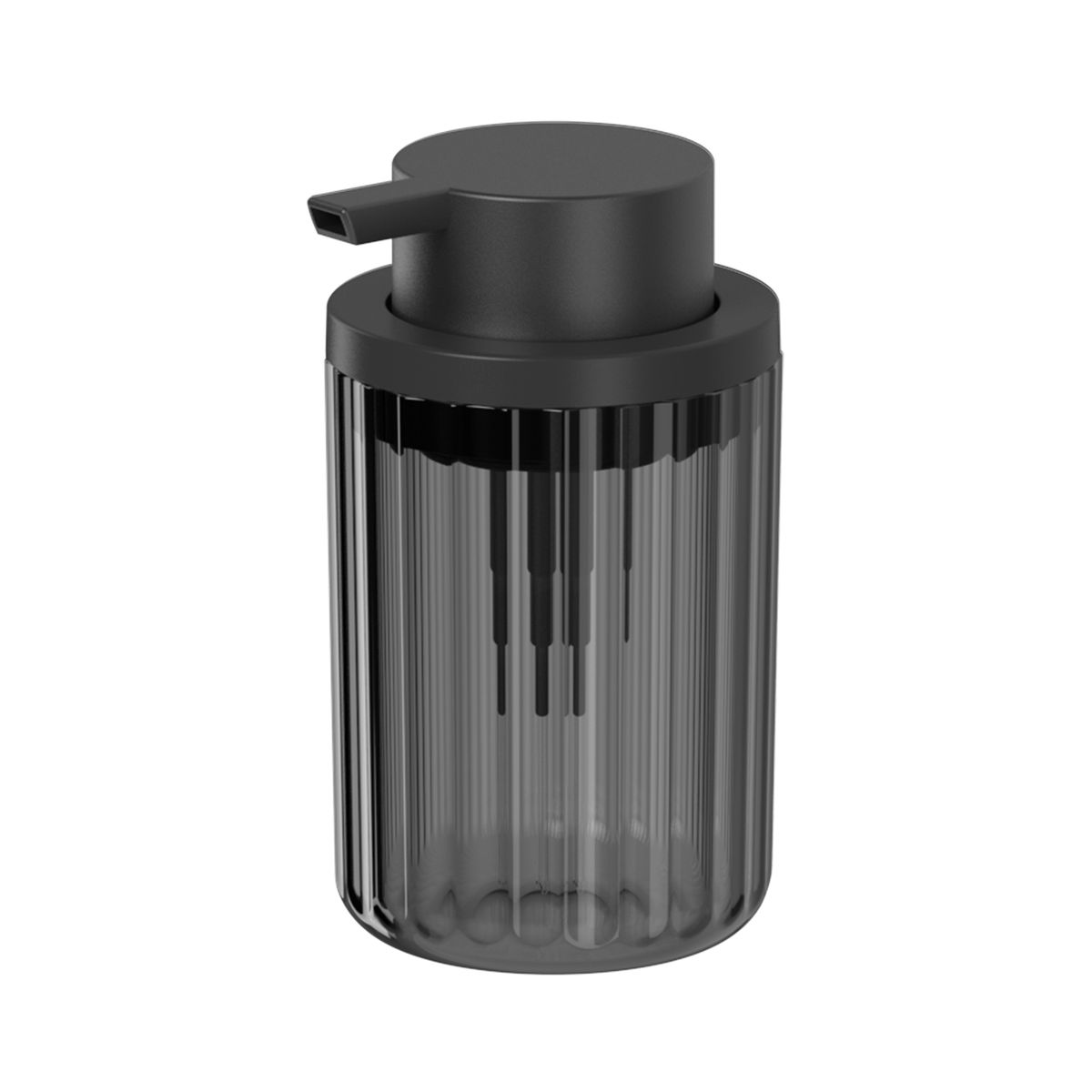 OU - Jabonera Con Dosificador Groove Classic Gris 300 Ml - Gris