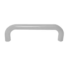 DVP - Tirador Plástico Brasil 64mm Con Tornillos Blanco 40 Un