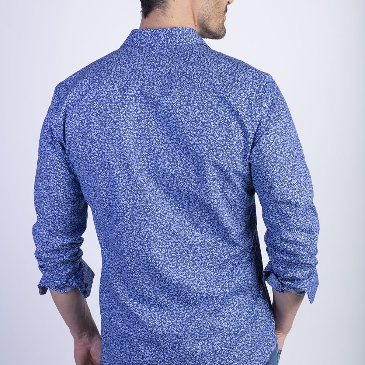 FEROUCH - Camisa Estampada Ohio Fj Azul Ferouch