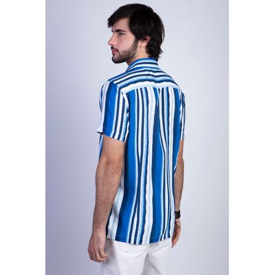 Imagen 2 del producto Camisa Estampada Aqua F Azul