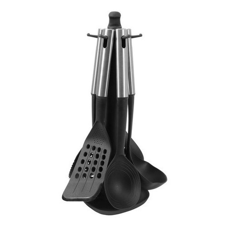 ILKO - Set 6 Utensilios Con Base Silver Industrial Ilko