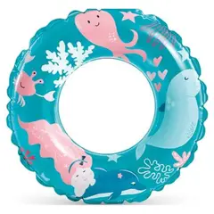 INTEX - Flotador Inflable Redondo Ocean 61 Cm Transparent Ring