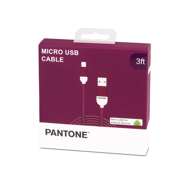 OEM - Cable de Datos Micro USB 1 MT Pantone High Speed Morado