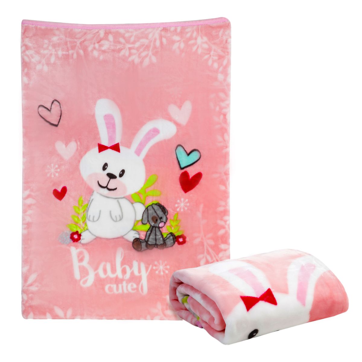 BEBESIT - Frazada Conejo Rosada Bebesit