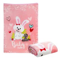 Frazada Conejo Rosada