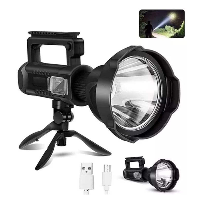 GENERICO - Linterna Led Portátil Para Camping Largo Alcance