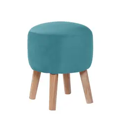 LATAM HOME - POUF NANTES TELA VELVET TURQUESA