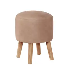 LATAM HOME - Puff Nantes Beige 42 cm alto