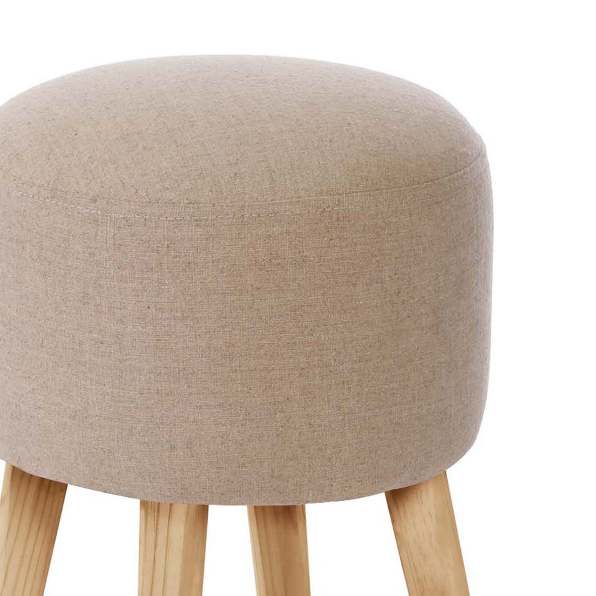 LATAM HOME - Pouf Nantes Lino Natural