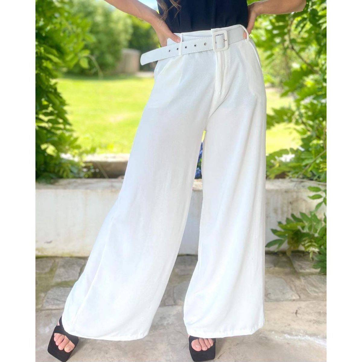 GENERICO - Pantalón Palazzo Lino Moda - Primavera Verano