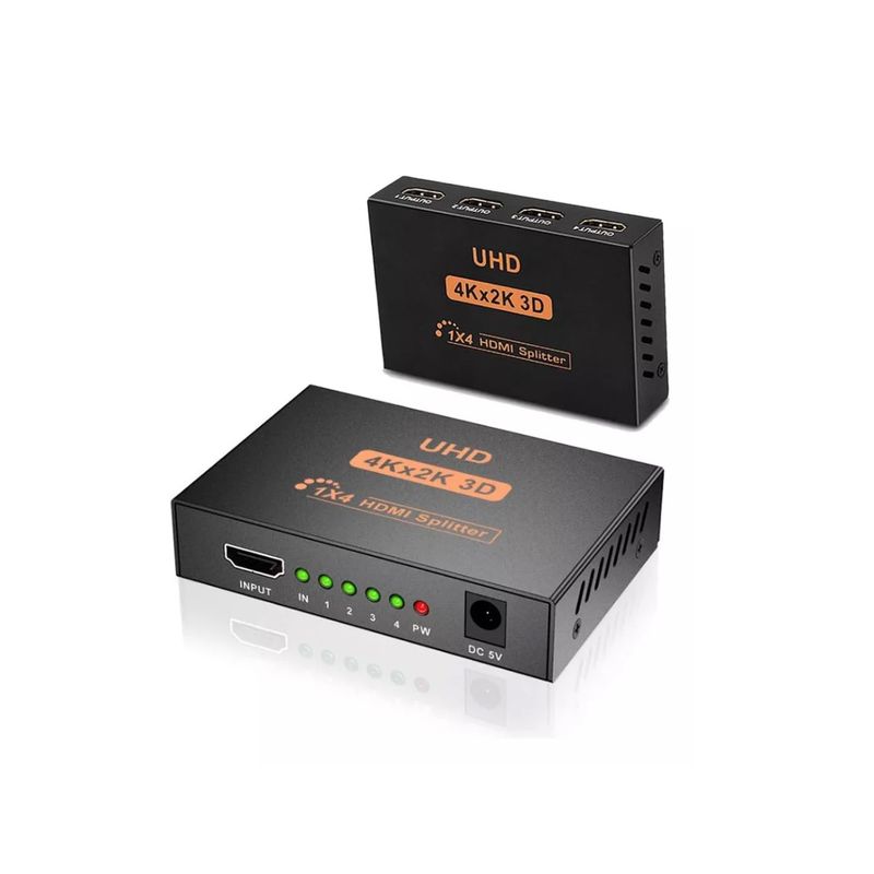 GENERICO - Hdmi Splitter De 1x4 Puertos V14b Video Convertidor