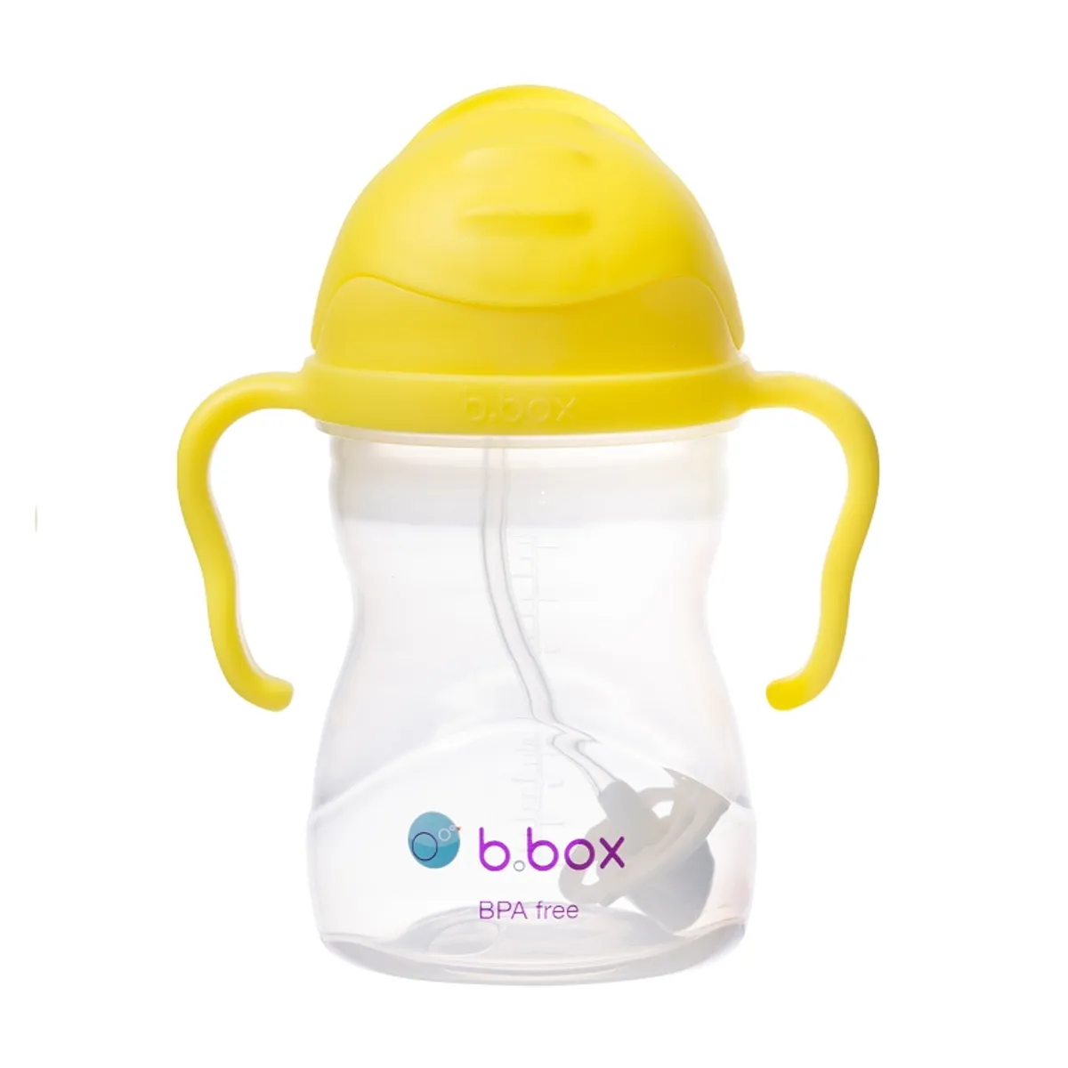 B BOX - Vaso Sippy Antiderrame Bombilla 360° Lemon