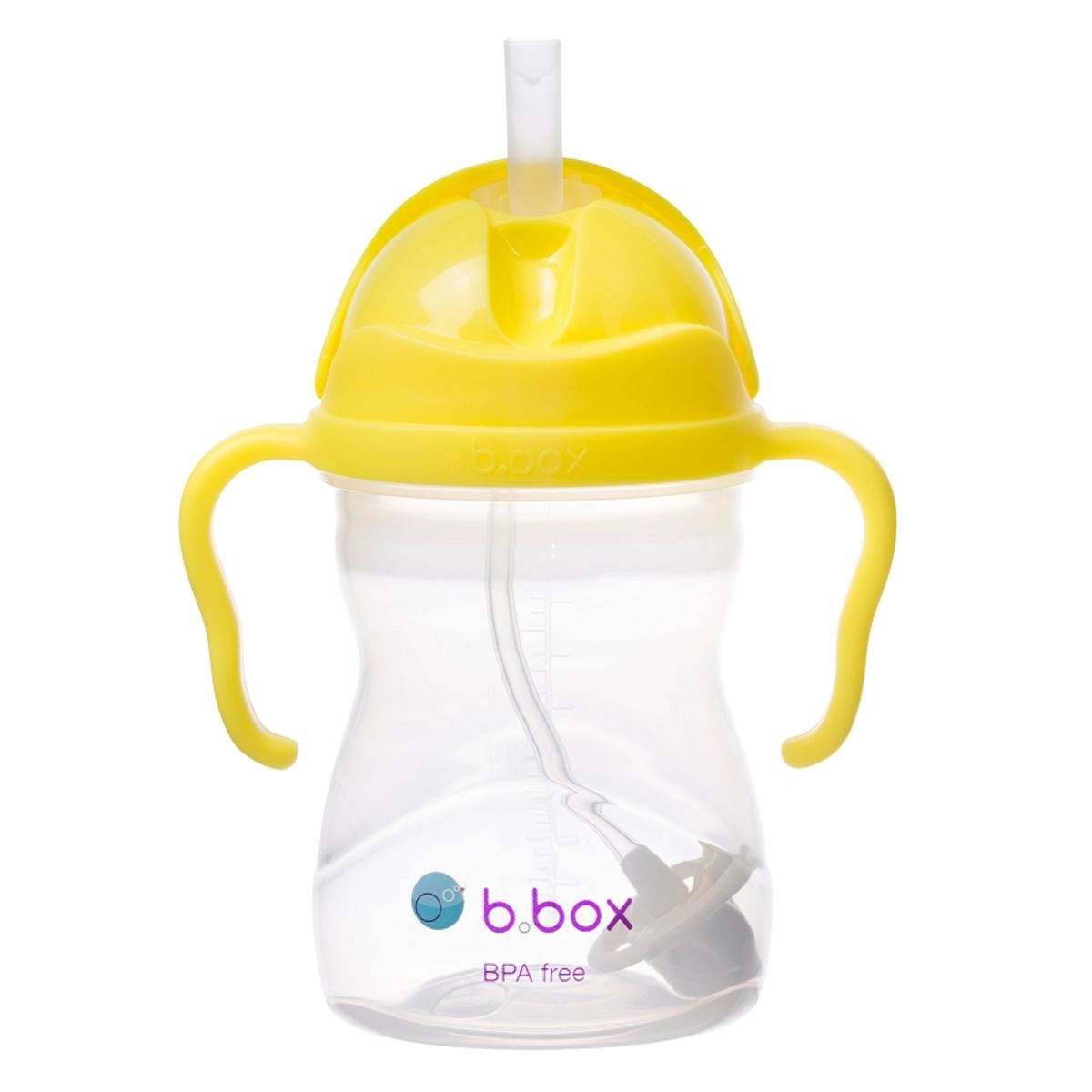 B BOX - Vaso Sippy Antiderrame Bombilla 360° Lemon