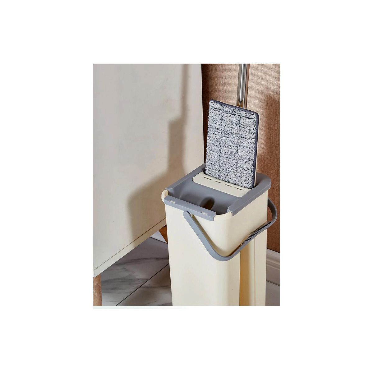 GENERICO - Trapeador Mopa Plana Balde Escurridor - SC