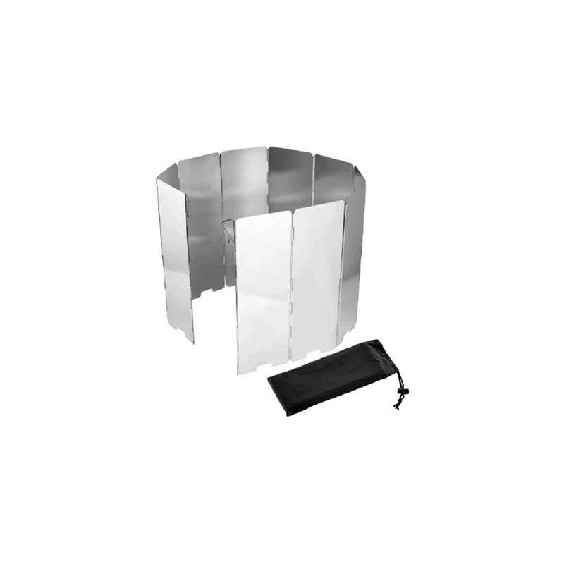 GENERICO - Protector De Viento 65x22cm Para Cocinilla Camping - SC